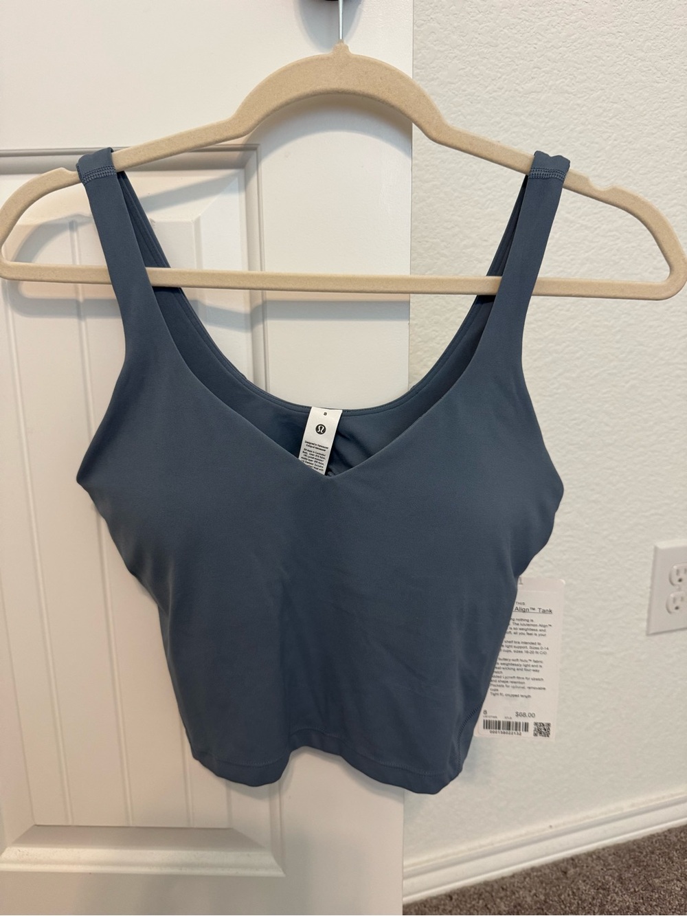 Lululemon Align Tank-Steel Blue- Size 8